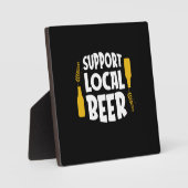 Plaque Photo Support de la bière locale (Recto)