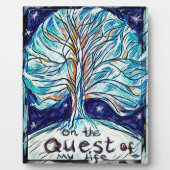 Plaque Photo Sur la quête de ma vie (Devant)