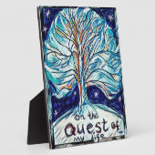 Plaque Photo Sur la quête de ma vie (Côté)