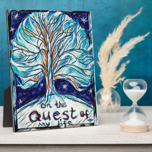 Plaque Photo Sur la quête de ma vie