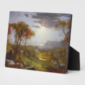 Plaque Photo Sur la rivière Hudson, 1860 (huile sur toile) (Côté)