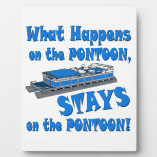 Plaque Photo Sur le ponton