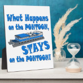 Plaque Photo Sur le ponton (Côté)