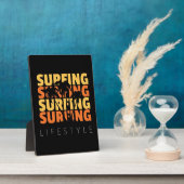 Plaque Photo Surf Style de vie Surf (Côté)