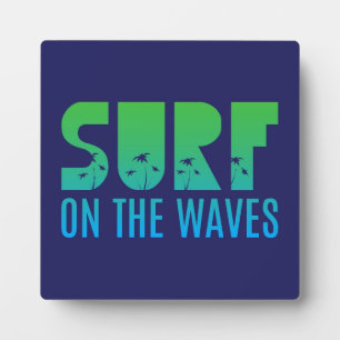 Plaque Photo Surf Sur L'Affiche Des Vagues
