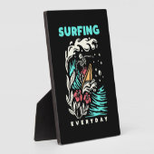 Plaque Photo Surf tous les jours (Côté)