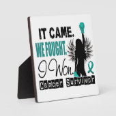 Plaque Photo Survivant 22 Cancer de l'ovaire (Recto)