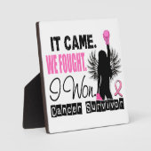 Plaque Photo Survivant 22 Cancer du sein (Recto)