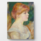 Plaque Photo Suzanne Valadon, c.1885 (huile sur toile) (Devant)