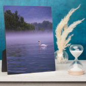 Plaque Photo Swan sur le lac (Côté)