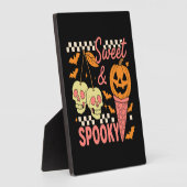 Plaque Photo Sweet and Spooky Cute Halloween (Côté)