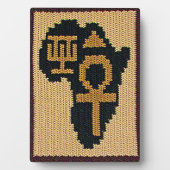 Plaque Photo Symbole Adinkra d'Ankh Afrique Imprimer Crochet Ar (Devant)