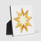 Plaque Photo Symbole baha'i (Recto)