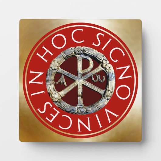 Plaque Photo SYMBOLE CHI-Rho (Devant)