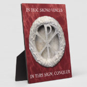 Plaque Photo Symbole Chi-Rho (Côté)