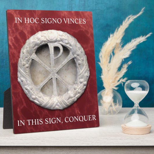 Plaque Photo Symbole Chi-Rho (Côté)