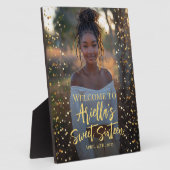 Plaque Photo Symbole de bienvenue moderne 16 partie douce (Côté)