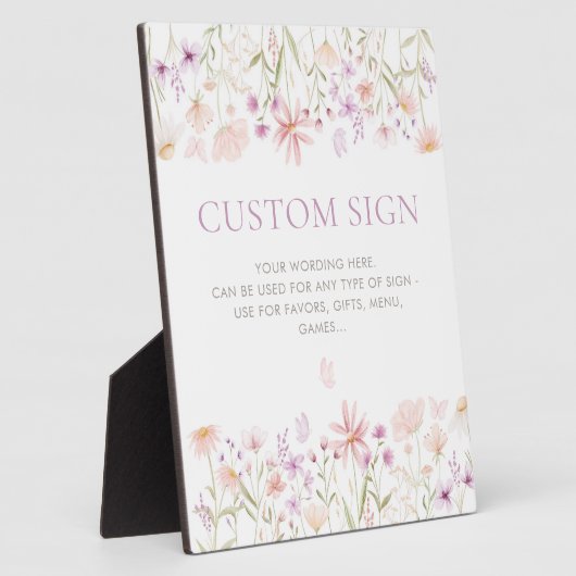 Plaque Photo Symbole de fête du 1er anniversaire des filles pap (Côté)