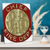 Plaque Photo Symbole du chef Brass (Côté)