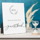 Plaque Photo Symbole du livre d'or (Côté)