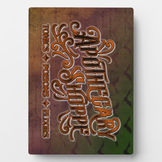 Plaque Photo Symbole gothique d'Halloween Shoppe (Devant)