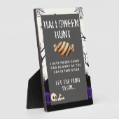 Plaque Photo SYMBOLE Halloween Candy Hunt (Côté)