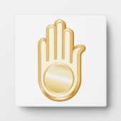 Plaque Photo Symbole Jain (Devant)