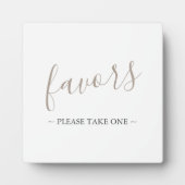 Plaque Photo Symbole moderne des faveurs de mariage (Devant)