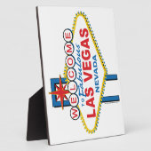 Plaque Photo SYMBOLE RÉtro DE Las Vegas (Côté)