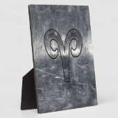 Plaque Photo SYMBOLE Zodiaque Aries Style industriel (Côté)