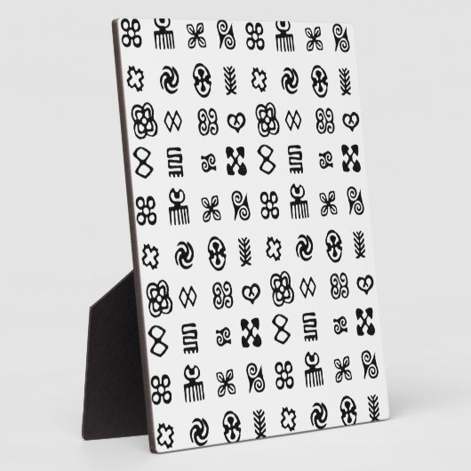 Plaque Photo Symboles africains Adinkra (Côté)