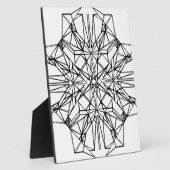 Plaque Photo symétrie géométrique (Côté)