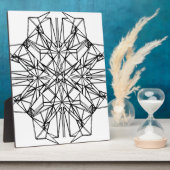 Plaque Photo symétrie géométrique (Côté)