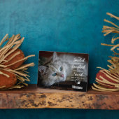 Plaque Photo Sympathie de la perte des animaux de compagnie pho (Côté)