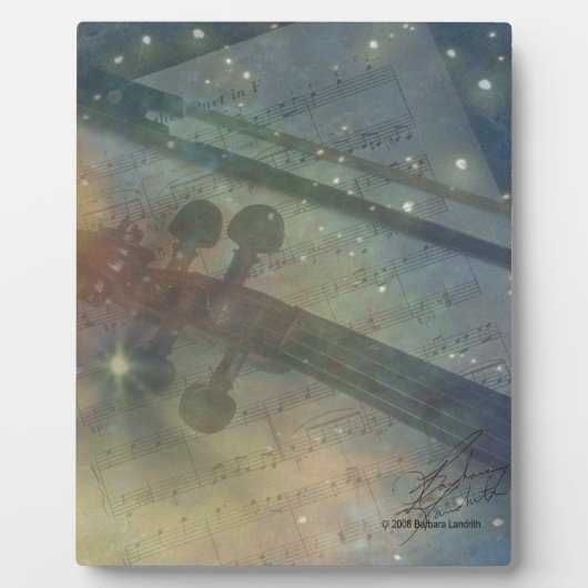 Plaque Photo Symphonie des étoiles (Devant)