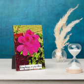 Plaque Photo Symphonie du jardin florissant (Côté)