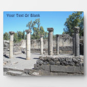 Plaque Photo Synagogue du Golan Katzrin (Devant)