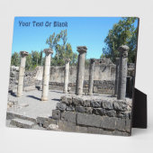 Plaque Photo Synagogue du Golan Katzrin (Côté)