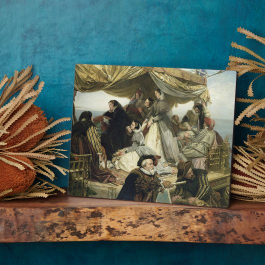 Plaque Photo T33653 Adieu de Mary Stuart en France, 1862 (Côté)