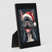 Plaque Photo T-Shirt à manches longues pour chien de taureau fr (Côté)