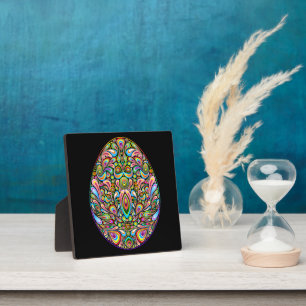 Plaque Photo T-Shirt Bio pour Enfants Motif Psychédélique Œuf d