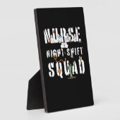 Plaque Photo T-shirt classique de l'équipe d'Halloween (Côté)