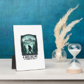 Plaque Photo T-shirt drôle de papa Bigfoot Gravure vintage pour (Côté)