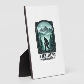 Plaque Photo T-shirt drôle de papa Bigfoot Gravure vintage pour (Côté)