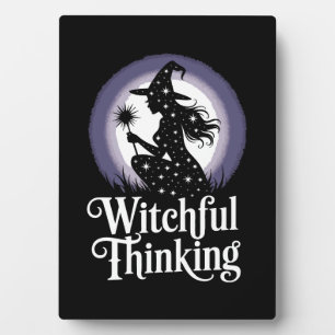 Plaque Photo T-shirt fille Halloween Pensée ensorcelante