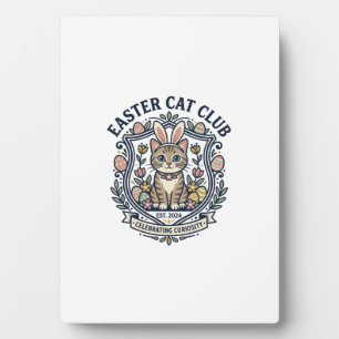 Plaque Photo T-shirt graphique de chat de Pâques - Easter Cat C