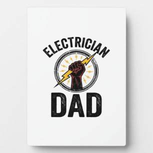 Plaque Photo T-shirt vectoriel avec gravure vintage Papa électr