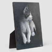 Plaque Photo Tabby Kitten (Côté)