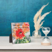 Plaque Photo Table basse avec toile : Fleur de cactus (Insitu)