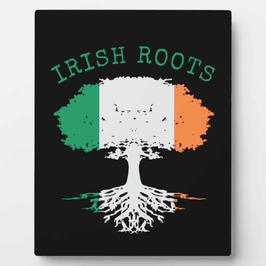 Plaque Photo Table Irish Roots Family Tree (Devant)